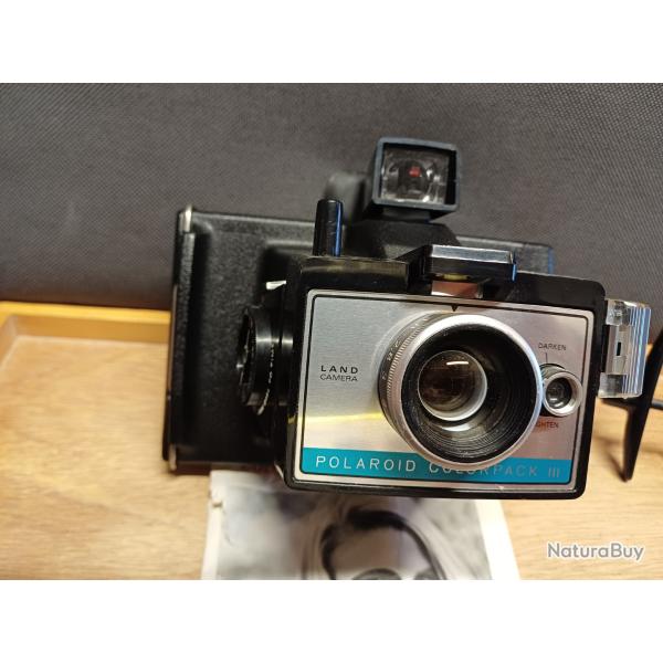 Ancien appareil photo POLAROID COLORPACK III Land Camera - complet et en trs bon tat
