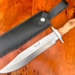 Couteau Léopard Defender - Teck - Etui