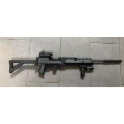 Crosse tactique  hk g36 carabine erma em1 m70 22lr crosse pliante upper picatinny avec poignee.