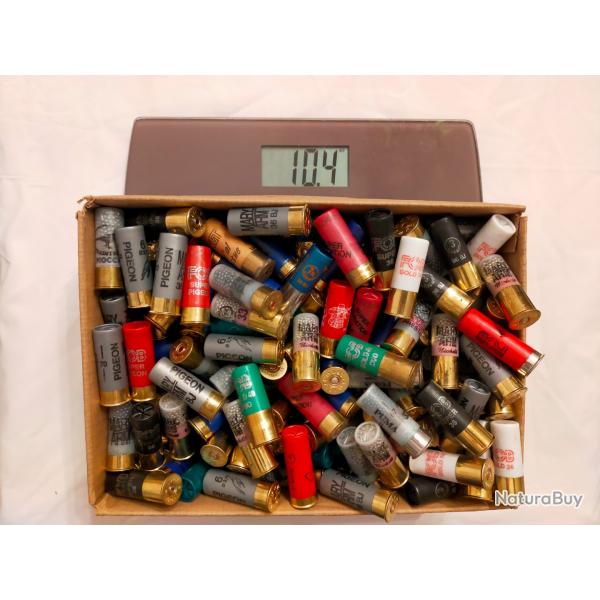 1 sans prix de rserve norme lot de 10.400kg de cartouches calibre 12