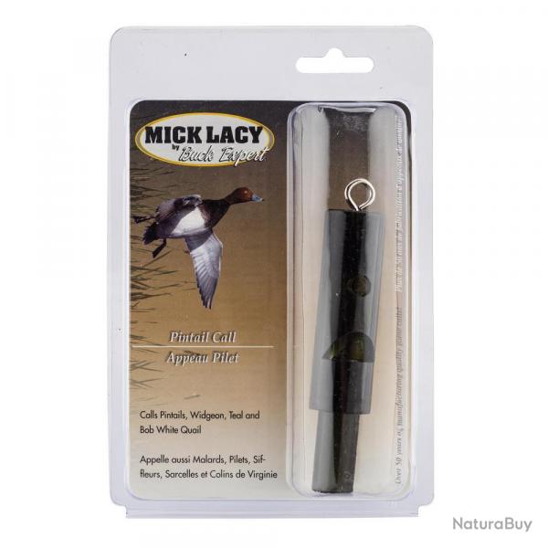 Appeau Canard Buck Expert Mick Lacy - Son Raliste - Bois d'Acacia - Attire Efficacement les Canards