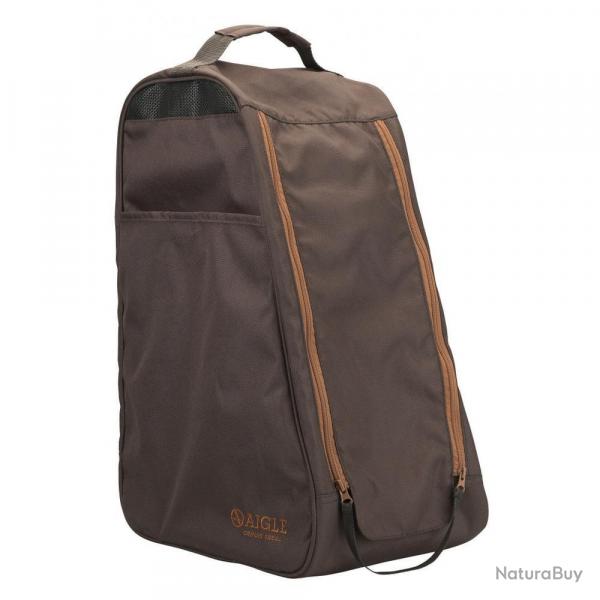 Sac  Bottes Aigle Rubberbag Brun - Rsistant et Impermable - Protection Optimale pour Bottes de Ch