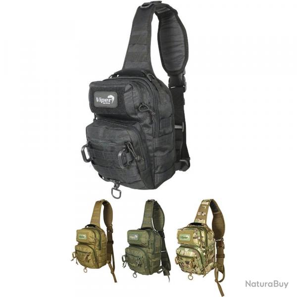 Sac  Dos Dtachable Molle Viper Tactical Noir - Modulable et Rsistant - Confort et Organisation Op