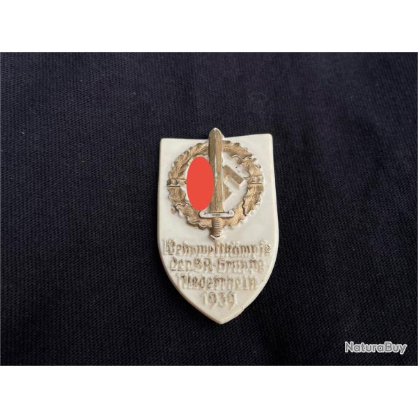 Insigne de comptition sportive du groupe SA Niederrhein - Allemand WW2