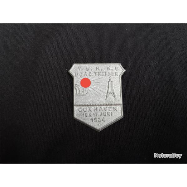 Insigne de journe du NSKK et DDAC a Cuxhaven - Allemand WW2