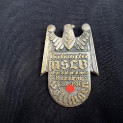Badge du Gautag NSLB de Gottingen - Allemand WW2