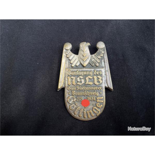 Badge du Gautag NSLB de Gottingen - Allemand WW2