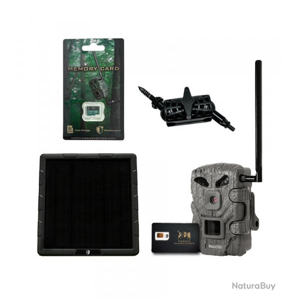 Pack Cloud camra Nordic panneau solaire lithium 12 V