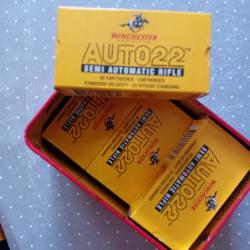4 boîtes de cartouches 22 auto.Pour Winchester 1903
