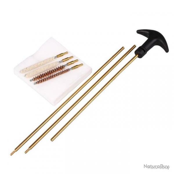 Kit de nettoyage pour armes de calibres .17 et 22lr + Patchs - LIVRAISON GRATUITE