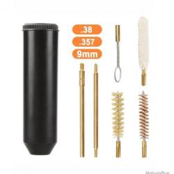 Mini kit de nettoyage pour pistolet et revolver 9mm/.357/.38sp - LIVRAISON GRATUITE