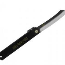 Couteau Higonokami LUXE lame semi-brute acier carbone San Mai SK2 (laminé 3 couches) manche 12cm