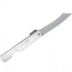 Couteau Higonokami lame acier carbone San Mai, manche 9,5 cm acier
