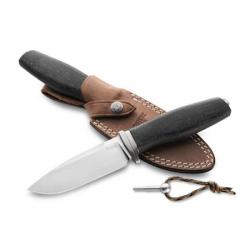 AH.BLB Couteau fixe LionSTEEL "ACHA" micarta noir