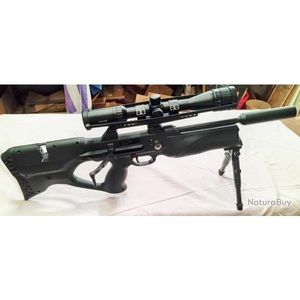 Carabine PCP WALTHER Reign M2, calibre 4.5mm, 19,9 joules, catgorie D.