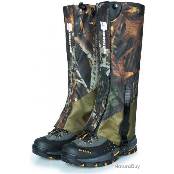 Gutres de Jambes Extrieur Impermables  la Neige Chasse Pche Randonne Pdestre Escalade Ski