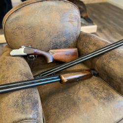 Fusil Trap Castellani 12/70 avec 2 canons