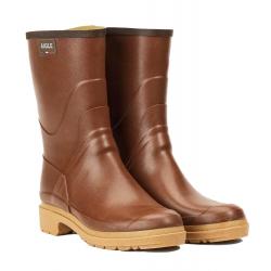 Aigle - Bottillon au chaussant universel Homme Bison 2 Ambre 40 Marron