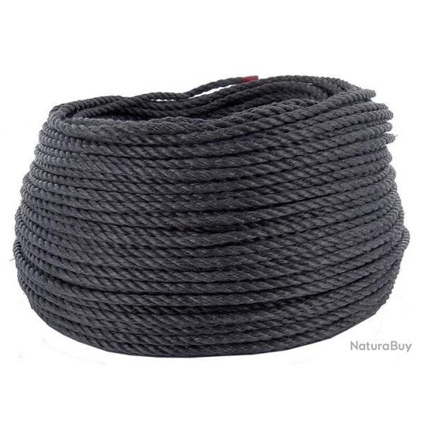 Cable 6mm - 100m (pp noir) Fuzyon