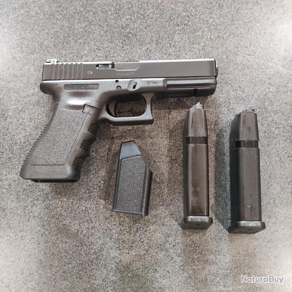 Pack Pistolet Glock 17 Gen3 calibre 9 mm Luger occasion