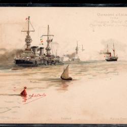 CPA - Marine Militaire  CUIRASSE D'ESCADRE N°3757