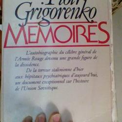 Memoires de Piotr Grigorenko - Presses de la renaissance -