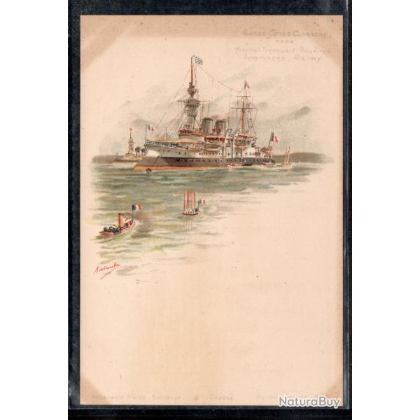 CPA - Marine Militaire - GARDE COTES CUIRASSE N3759