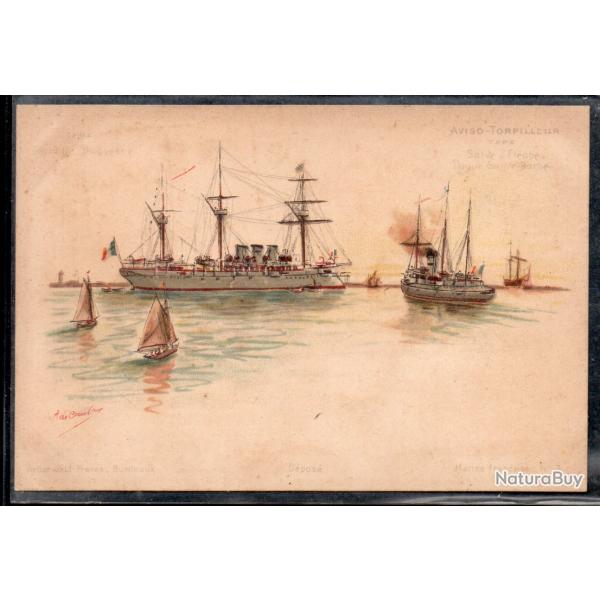 CPA - Marine Militaire - AVISO - TORPILLEUR N3761