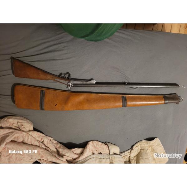 fusil lefaucheux a broche calibre 16 double canons
