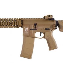 DELTA ARMORY M4 MK18 FULL METAL TAN ALPHA AEG 1.2J PACK COMPLET