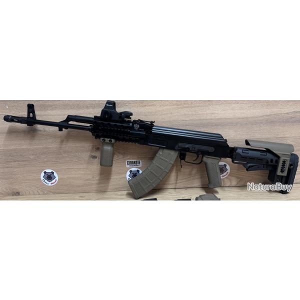 CARABINE AK47 WBP JACK CROSSE PLIANTE 7.62X39 OCCASION