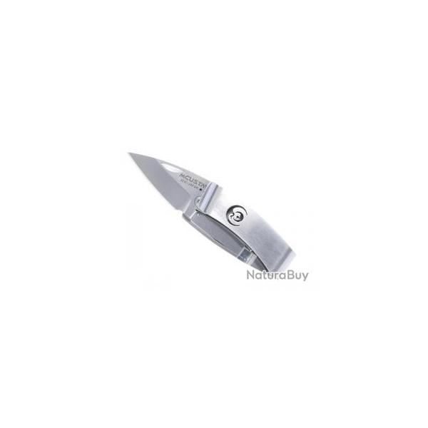 Couteau Mcusta KAMON lame acier AUS 8  cran intrieur motif  Crne 