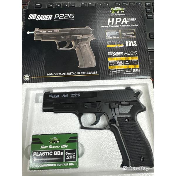 Sig sauer P226 airsoft spring culasse mtal