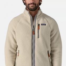 Veste Polaire Homme Patagonia "Men's Retro Pile Fleece Jacket" S Beige
