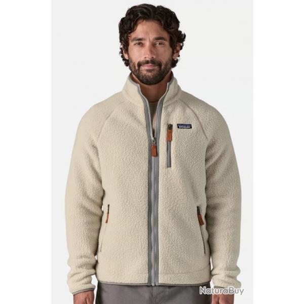 Veste Polaire Homme Patagonia "Men's Retro Pile Fleece Jacket" S Beige