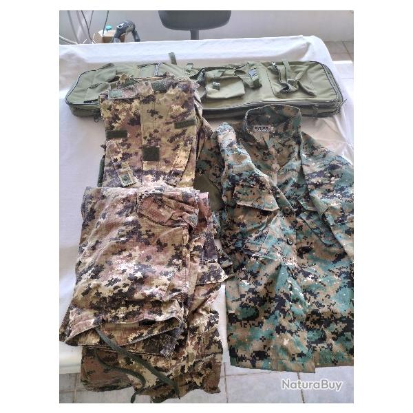 veste et pantalon invader gear vegetato + lot de pices/gear airsoft