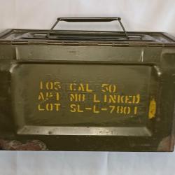 Caisse vide munitions US ARMY cal 50