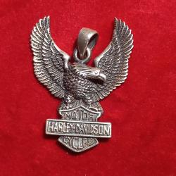 pendentif Harley Davidson en argent 925