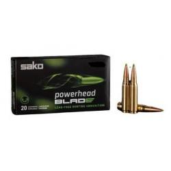 sako POWERHEAD BLADE TEC 659A CUIVRE SANS PLOMB 157gr cartouches munitions bte 20