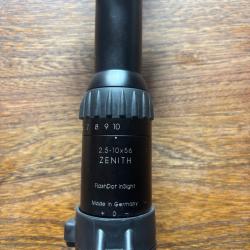 Lunette affût  schmidt bender zenith 2,5-10x56 lumineuse Ffp