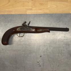 PISTOLET PEDERSOLI CONTINENTAL A SILEX NEUF CALIBRE 45