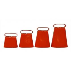 Hélène Braud cloche sonnaillon Rouge fluo de 3 à 6 cm 40 mm