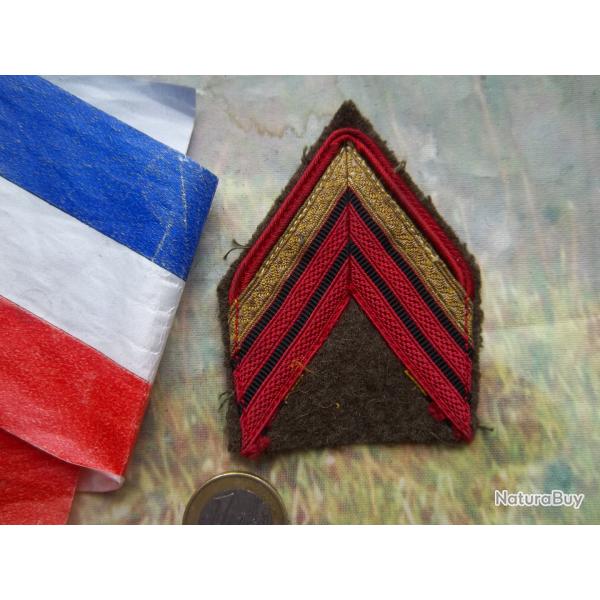 galon grade militaire poque Algrie Indo caporal chef ADL