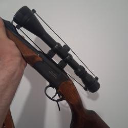 Kipplauf Baïkal 222 Remington avec lunette 3-9/40