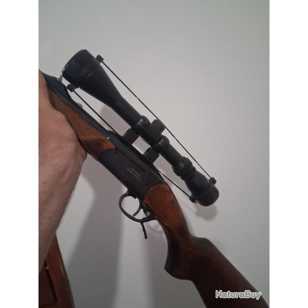 Kipplauf Bakal 222 Remington avec lunette 3-9/40