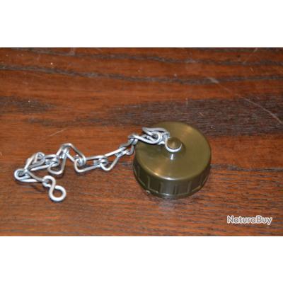 ROC 1 L | Gourde aluminium ROC France avec bouchon mécanique noir | contenance 1 Litre| Made in France 1960 - France