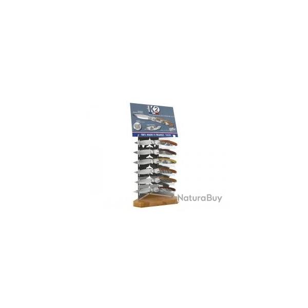 Lot 6 couteaux K2 +prsentoir offert