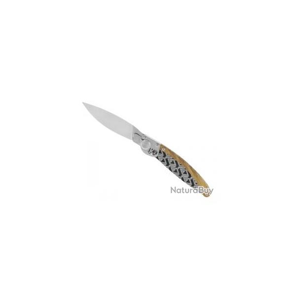 Couteau K2 lame acier Z40C13 microbill avec systme de verrouillage K-Lock +tui et pochette