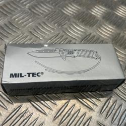 couteau one hand mil-tec paracord avec silex camo neuf