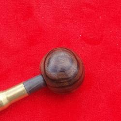 Boule bois noyer veiné